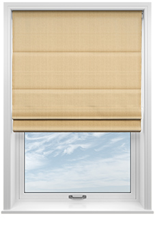 Corrugation, Golden - Roman Blind